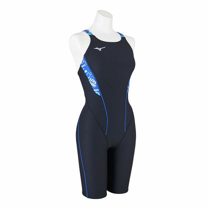 【MIZUNO（ミズノ）】レディース 競泳水着 トレーニング水着 練習用水着 EXER SUITS（エクサースーツ） ハーフレッグ  N2MGB287