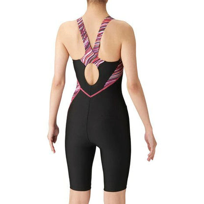 ★セール価格 1/31 23:59まで★【arena（アリーナ）】レディース フィットネス水着 AQUA EXA（アクアエクサ）オープンバック（ハーフレッグ）ひっかけパッド LAR4214W