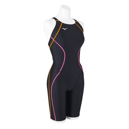 【MIZUNO（ミズノ）】レディース 競泳水着 レーシング水着 WA承認 ST LALA  マスターズ ニット ハーフレッグ N2MGB245