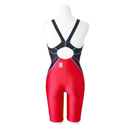 【MIZUNO（ミズノ）】レディース 競泳水着 レーシング水着 WA承認 ST LALA  マスターズ ニット ハーフレッグ N2MGB245
