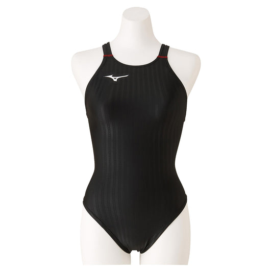 【MIZUNO（ミズノ）】ジュニア 競泳水着 レーシング水着 WA承認 STREAM ACE（ストリームエース）ワンピース ミディアムカット（レースオープンバック）N2MA0423