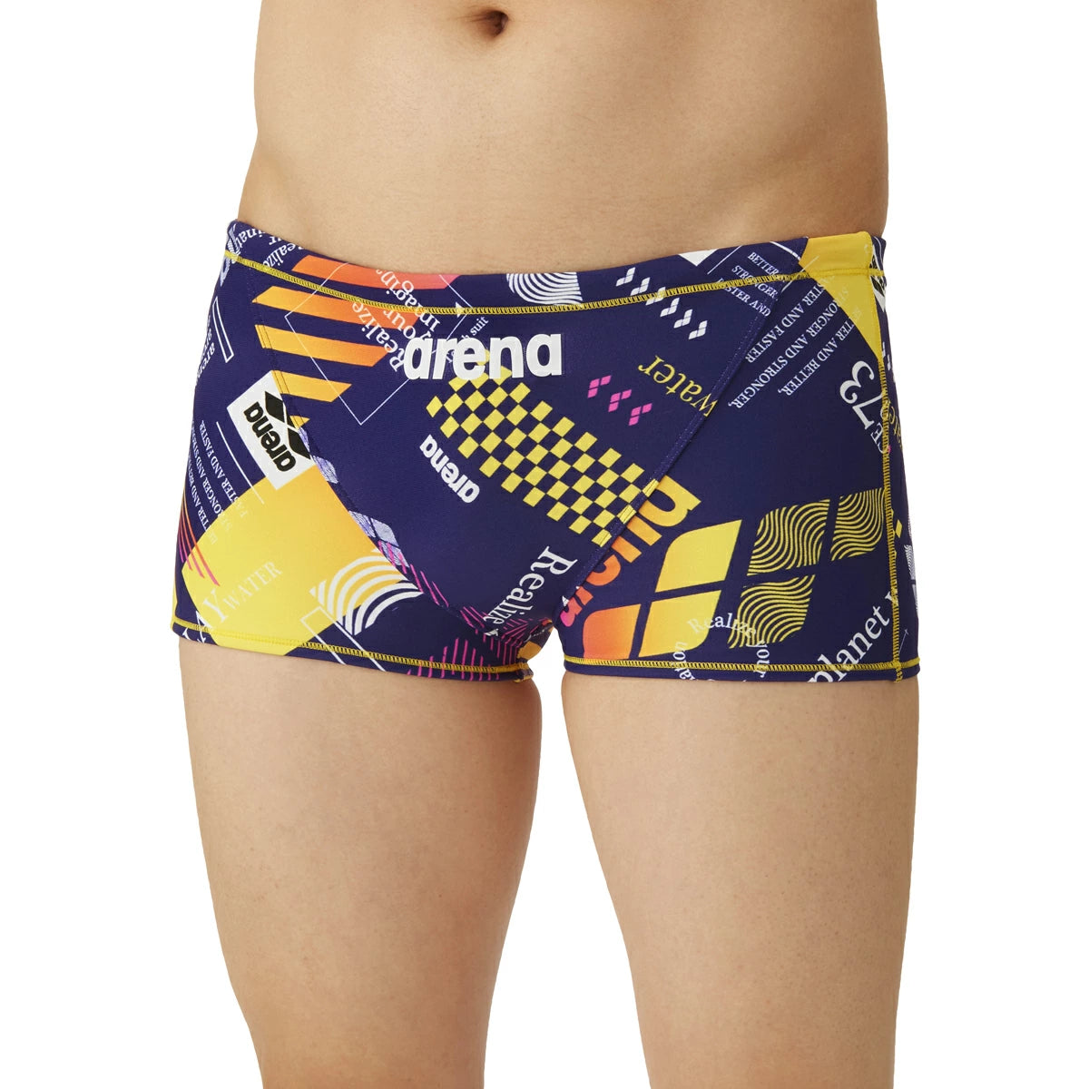 【arena（アリーナ）】メンズ 競泳水着 トレーニング水着 練習用水着 TOUGHSUIT（タフスーツ）スパッツ  AS4FWM26M