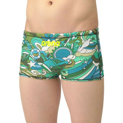 【arena（アリーナ）】メンズ 競泳水着 トレーニング水着 練習用水着 TOUGHSUIT（タフスーツ）NEO EARTH ECOタフ（ショートレッグ） AS5SWM09M