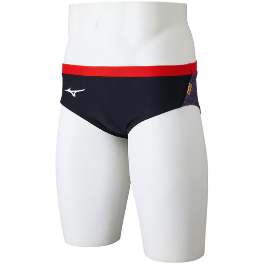 【MIZUNO（ミズノ）】メンズ 競泳水着 トレーニング水着 練習用水着 EXER SUITS（エクサースーツ）Vパン ブーメラン N2MBC072