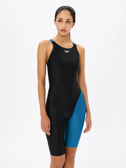 【Speedo（スピード）】レディース 競泳水着 レーシング水着 WA承認 FLEX Σν（フレック・スシグ・マニュー）セミオープンバックニースキン SCW12505F