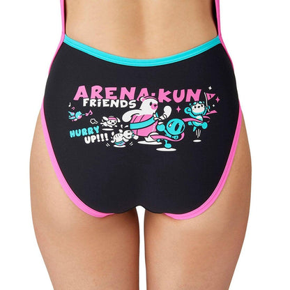 【arena（アリーナ）】レディース 競泳水着 トレーニング水着 練習用水着 TOUGHSUIT（タフスーツ） アリーナくん ワンピース AS5SWM01L