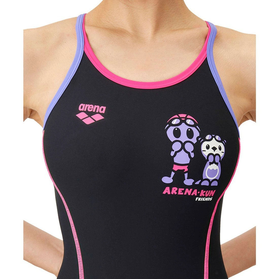 【arena（アリーナ）】レディース 競泳水着 トレーニング水着 練習用水着 TOUGHSUIT（タフスーツ） アリーナくん ワンピース AS5SWM01L