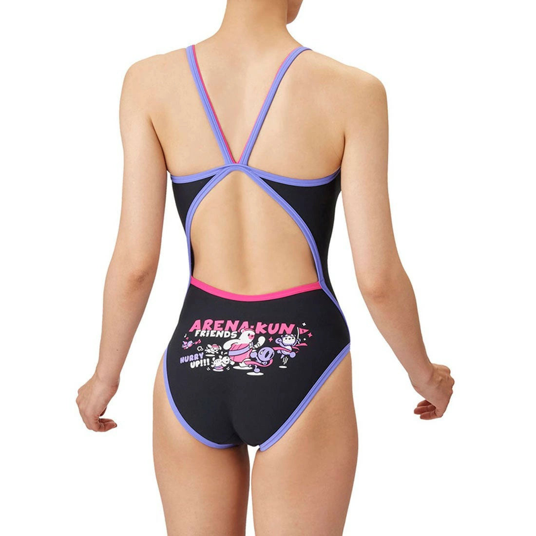 【arena（アリーナ）】レディース 競泳水着 トレーニング水着 練習用水着 TOUGHSUIT（タフスーツ） アリーナくん ワンピース AS5SWM01L