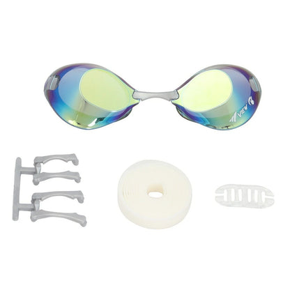 【VIEW（ビュー）】ゴールド FINA承認 ブレード ミラーレンズ ノンクッション スワイプ V121ESAM