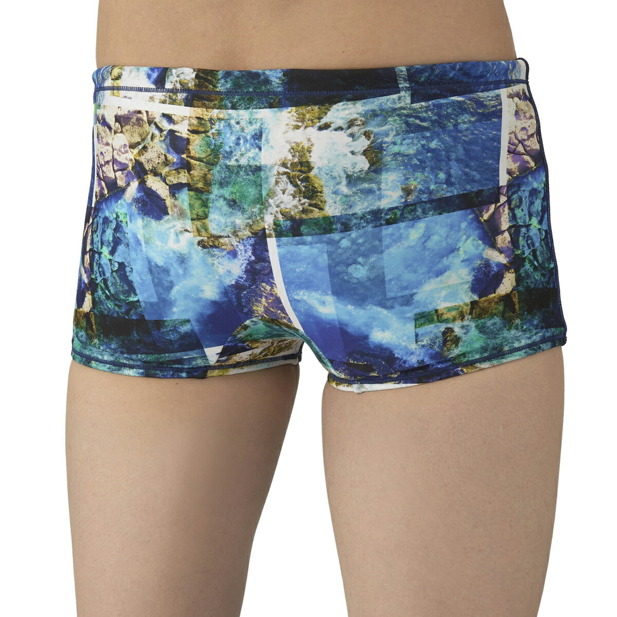 【arena（アリーナ）】メンズ 競泳水着 トレーニング水着 練習用水着 TOUGHSUIT（タフスーツ）ショートボックス ショートレッグ トレーニングスパッツ AS5FWM06M