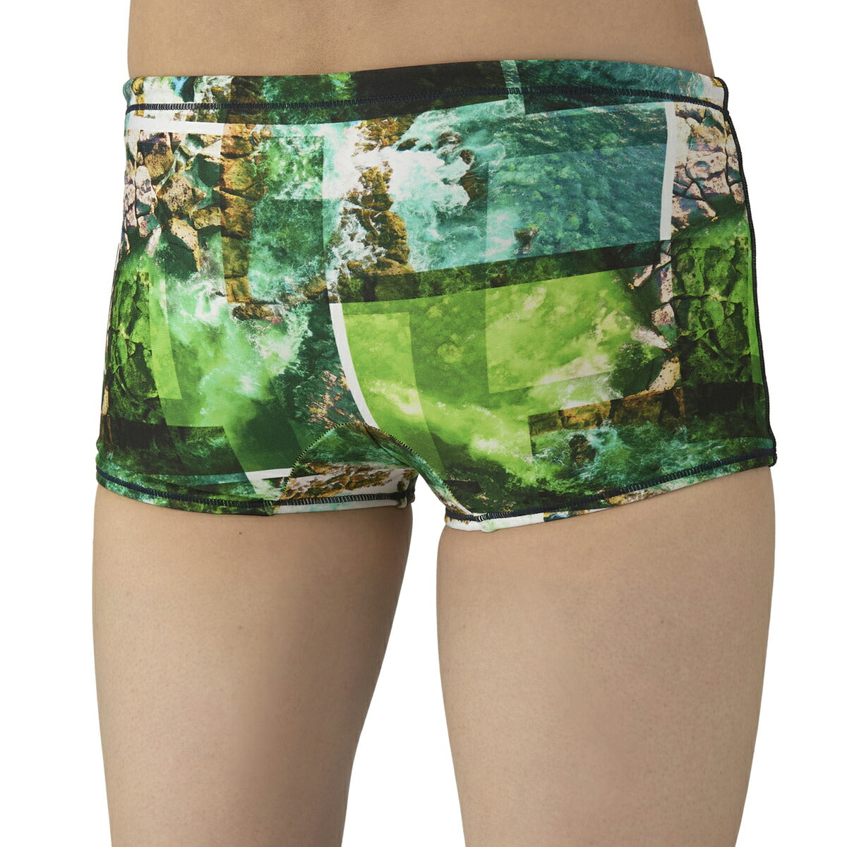 【arena（アリーナ）】メンズ 競泳水着 トレーニング水着 練習用水着 TOUGHSUIT（タフスーツ）ショートボックス ショートレッグ トレーニングスパッツ AS5FWM06M