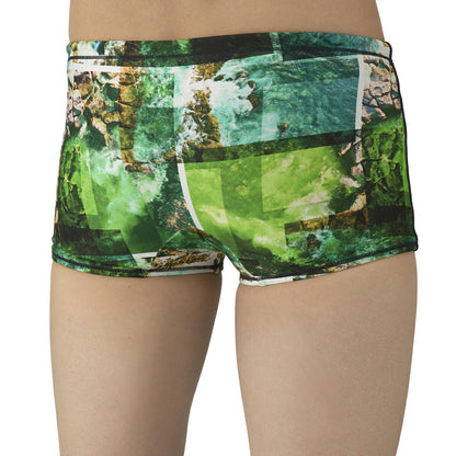 【arena（アリーナ）】メンズ 競泳水着 トレーニング水着 練習用水着 TOUGHSUIT（タフスーツ）ショートボックス ショートレッグ トレーニングスパッツ AS5FWM06M