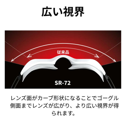 【SWANS（スワンズ）】ゴーグル レーシング WA承認 クッション付き VALKYRIE （ヴァルキリー ヴァルキュリー） SR-72M