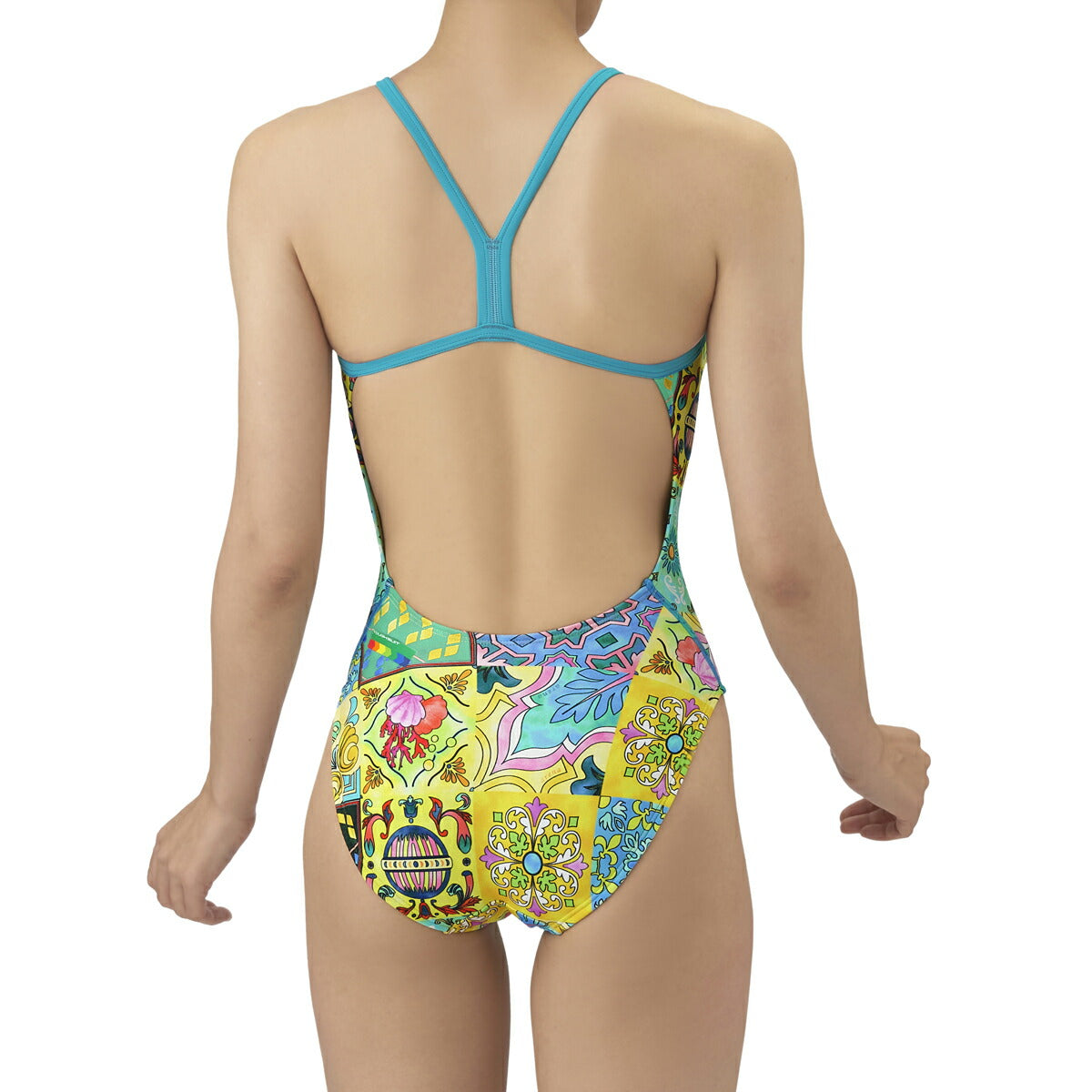 【arena（アリーナ）】レディース 競泳水着 トレーニング水着 練習用水着 TOUGHSUIT（タフスーツ）ワンピース オープンバック AS5FWM20L