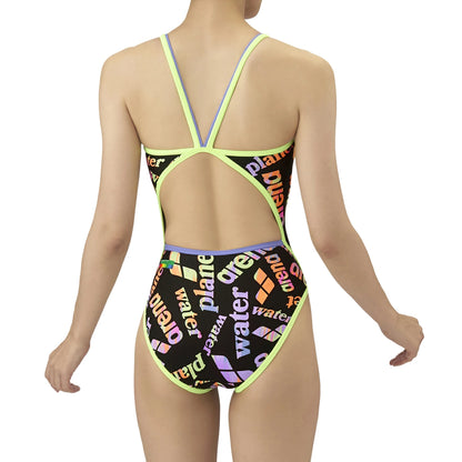 【arena（アリーナ）】レディース 競泳水着 トレーニング水着 練習用水着  TOUGHSUIT（タフスーツ）ワンピース オープンバックAS5FWM18L