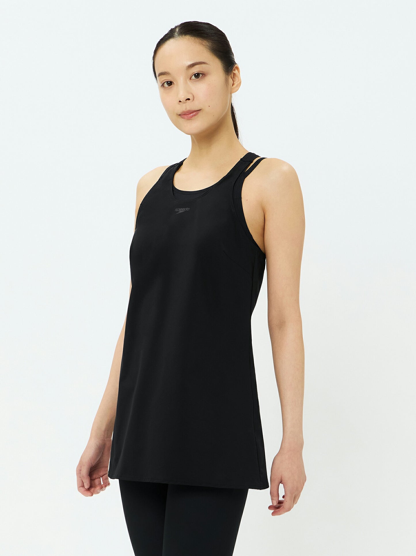 【Speedo（スピード）】レディース フィットネス水着エアパ ロング 上下セット 9分丈 セパレート SFW22561