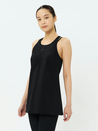 【Speedo（スピード）】レディース フィットネス水着エアパ ロング 上下セット 9分丈 セパレート SFW22561