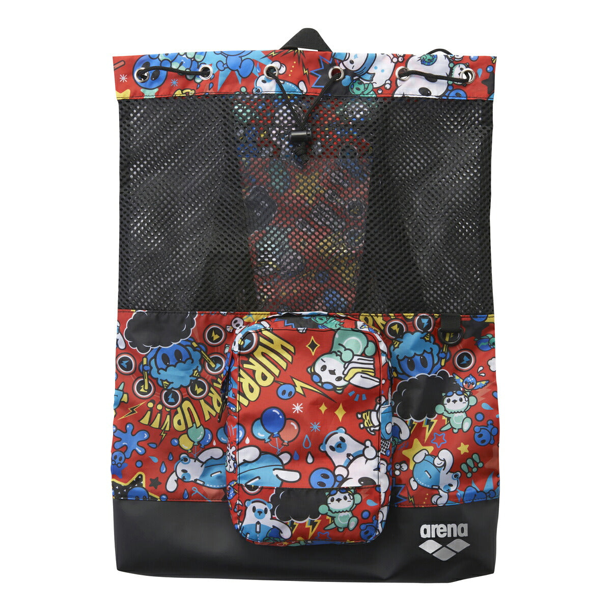 【arena（アリーナ）】 スイムバック メッシュ リュック アリーナくん AS6SBP16U