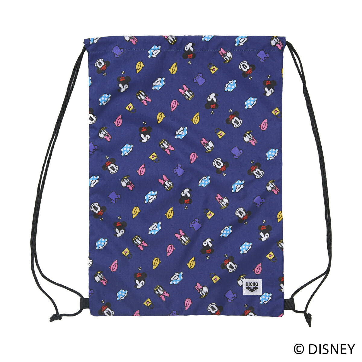 【arena（アリーナ）】スイムバック ナップザック マルチバッグ disney ディズニー ミッキー ドナルド AS6SBP89U
