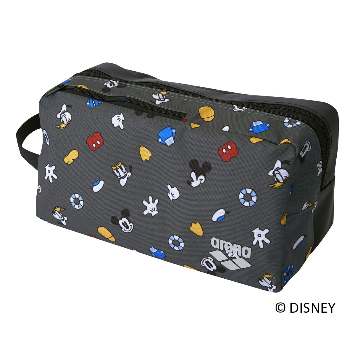 【arena （アリーナ）】2ルームバッグ スイムバッグ プールバッグ Disney ディズニー  ミッキー ドナルド ミニー デイジー AS6SBZ87U
