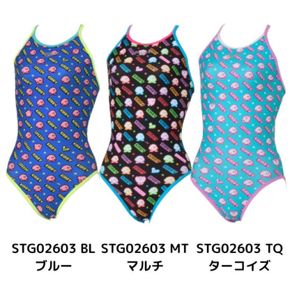 【予約商品】 競泳練習用水着 ジュニア 女子 ガールズ スピード カービィ Speedo Kirby Truns ターンズ カービー STG02603