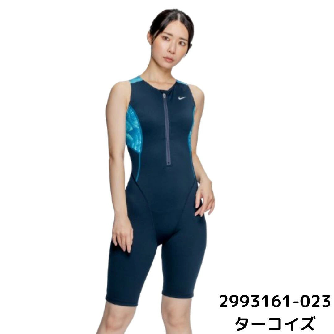 ナイキ フィットネス水着 レディース NIKE　ジップ付き レッグスーツ 2993161