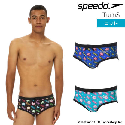 Speedo 競泳水着 練習用 メンズ カービィ トレーニング水着 kirby 1UP 1アップクラシック TurnS ターンズ ショートボックス ST42603