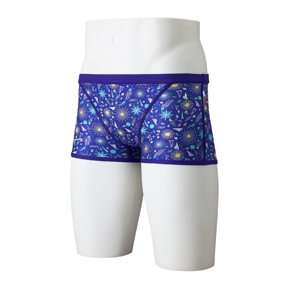 池江璃花子選手監修 競泳水着 練習用 Ri Collection トレーニング水着 メンズ リバーシブル MIZUNO ショートスパッツ EXER SUITS エクサースーツ N2MBD069