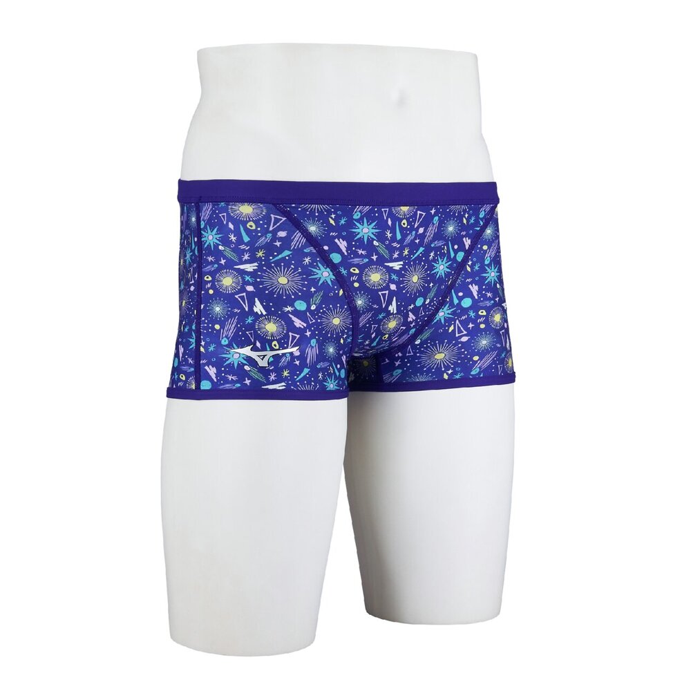 池江璃花子選手監修 競泳水着 練習用 Ri Collection トレーニング水着 メンズ リバーシブル MIZUNO ショートスパッツ EXER SUITS エクサースーツ N2MBD069