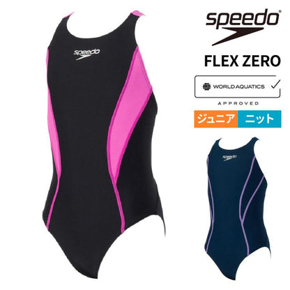 競泳水着 ジュニア 女子 水泳 フレックスゼロジュニアスーツ WA承認 レーシング水着 ワンピース ガールズ 130-150サイズ SCG02603F