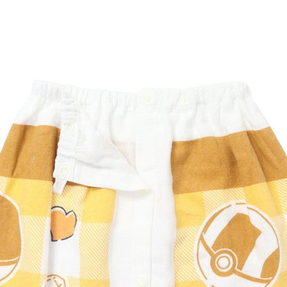 スイムタオル 水泳 タオル ポケモン ベージュ 60cm丈 PK62607 イーブイ ラップタオル 巻きタオル ラップタオル